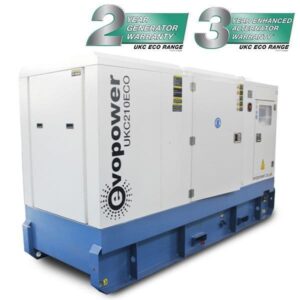 EVOPOWER 210KVA CUMMINS DIESEL GENERATOR UKC210ECO 210 kVA / 165 kW 3 Phase 400/230v