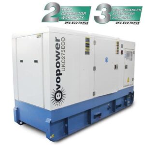 EVOPOWER 275KVA CUMMINS  DIESEL GENERATOR  UKC275ECO 275 kVA / 220 kW 400/230v