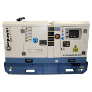 Evopower 8.75 kVA 7kW Diesel Generator with Kubota Engine Single Phase 230V UKK7ECO-1