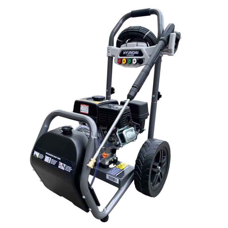 Hyundai 3400psi / 234 bar Petrol Pressure Washer 10m Hose & Detergent Tank HYW3400P - Image 3