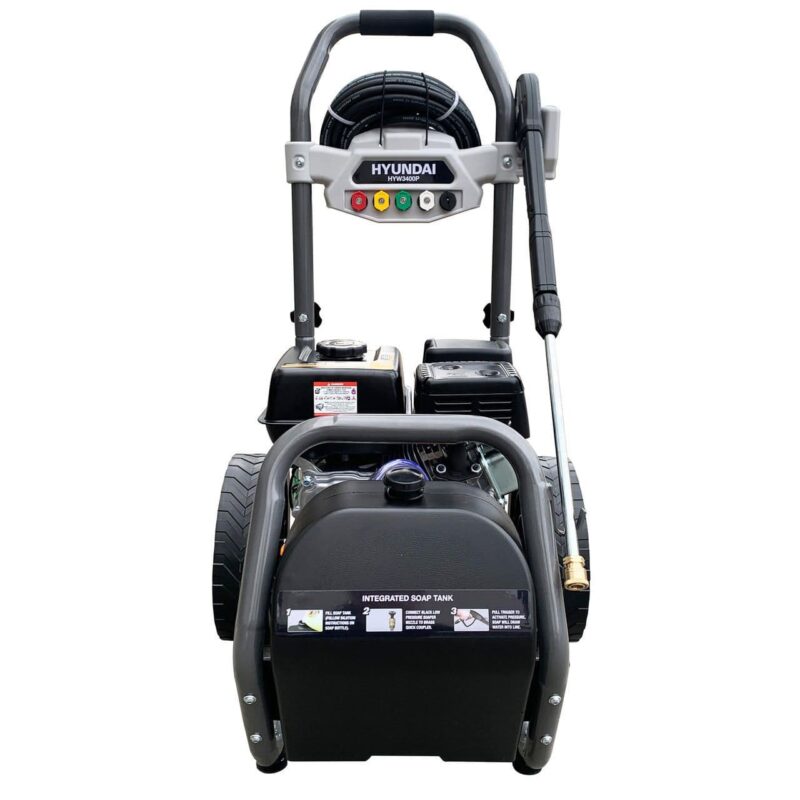 Hyundai 3400psi / 234 bar Petrol Pressure Washer 10m Hose & Detergent Tank HYW3400P - Image 5