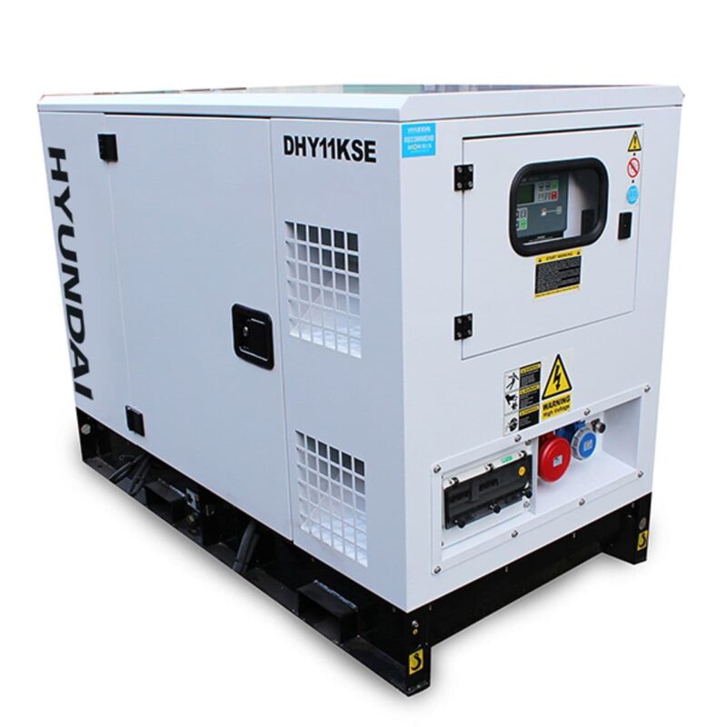 Hyundai DHY11KSE 1500rpm 11kVA Three Phase Diesel Generator - Image 4