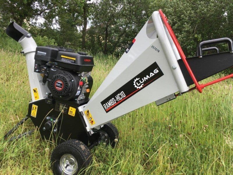 Lumag RAMBO HC10 100mm 196cc Petrol Wood Chipper - Image 2