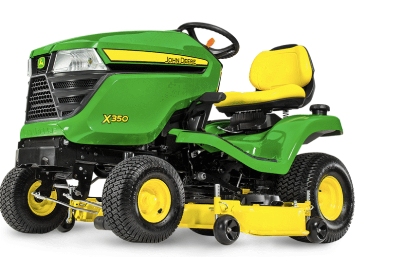 John Deere X350 Ride on Mower and 42" Accel Deck - Image 2