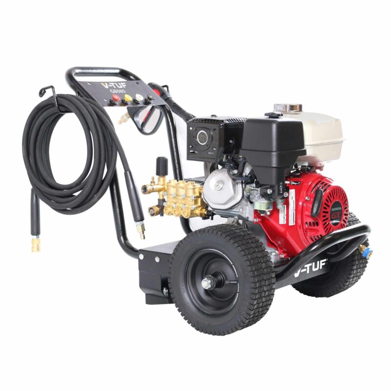 V-TUF GB080 Industrial 9HP Gearbox Driven Honda Petrol Pressure Washer - 2900psi, 200Bar