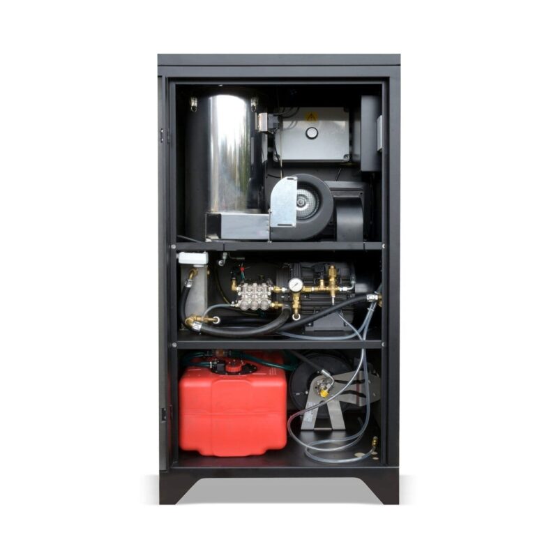 V-TUF RAPID SXL - 110v STATIC HOT SITE PRESSURE WASHER 304 S/S Cabinet - 100 Bar 12L/Min - Image 3