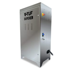 V-TUF RAPID SXL- 240v STATIC HOT PRESSURE WASHER 304 S/S Cabinet - 100 Bar 12L/Min