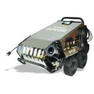 V-TUF RAPIDMSH 240v Professional Hot Water Industrial Mobile Pressure Washer - 120Bar, 9L/min