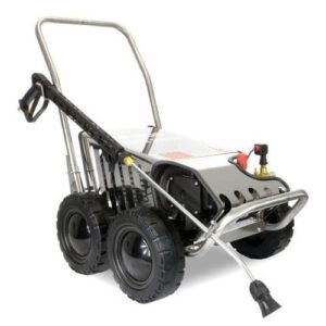 V-TUF RAPIDSSC110v All-Stainless Industrial Mobile Site Pressure Washer - 1500psi, 100Bar, 12L/min